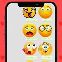 Autocollants Emojis 3D pour WAStickerApps capture d'écran 3