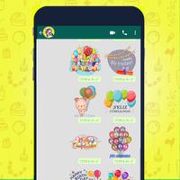 Stickers Feliz Cumpleaños Salu ảnh chụp màn hình 2