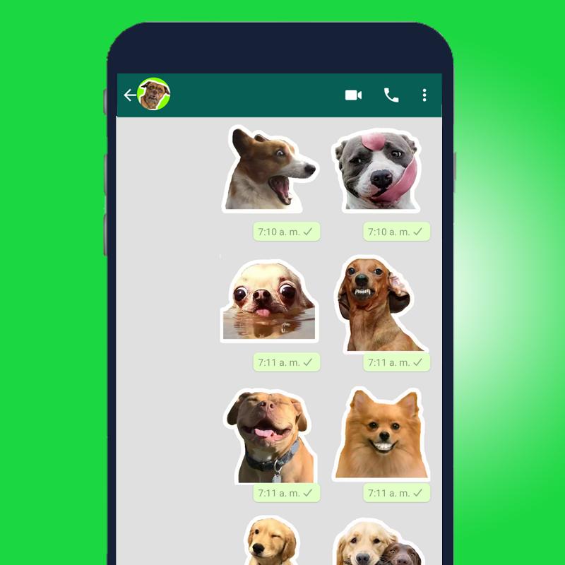 Descarga de APK de Stickers memes perros WASticke para Android