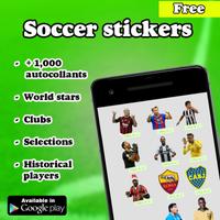 Stickers football World Cup poster