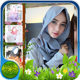 Hijab Woman Photo Montage আইকন