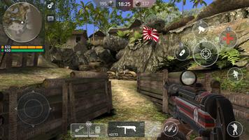 第二次世界大戦: FPSゲームと銃撃と鉄砲 ポスター