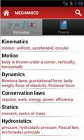 Physics formulas capture d'écran 1