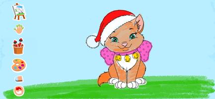 Busy Kids - Xmas coloring book โปสเตอร์