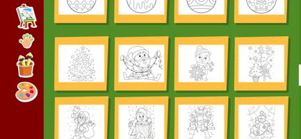 Busy Kids - Xmas coloring book ภาพหน้าจอ 1