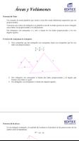 پوستر Áreas y volúmenes