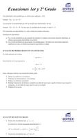 Ecuaciones 1º y 2º grado bài đăng