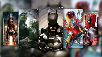 Superheroes Wallpaper poster