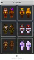 Skin FNAF for Minecraft PE اسکرین شاٹ 3