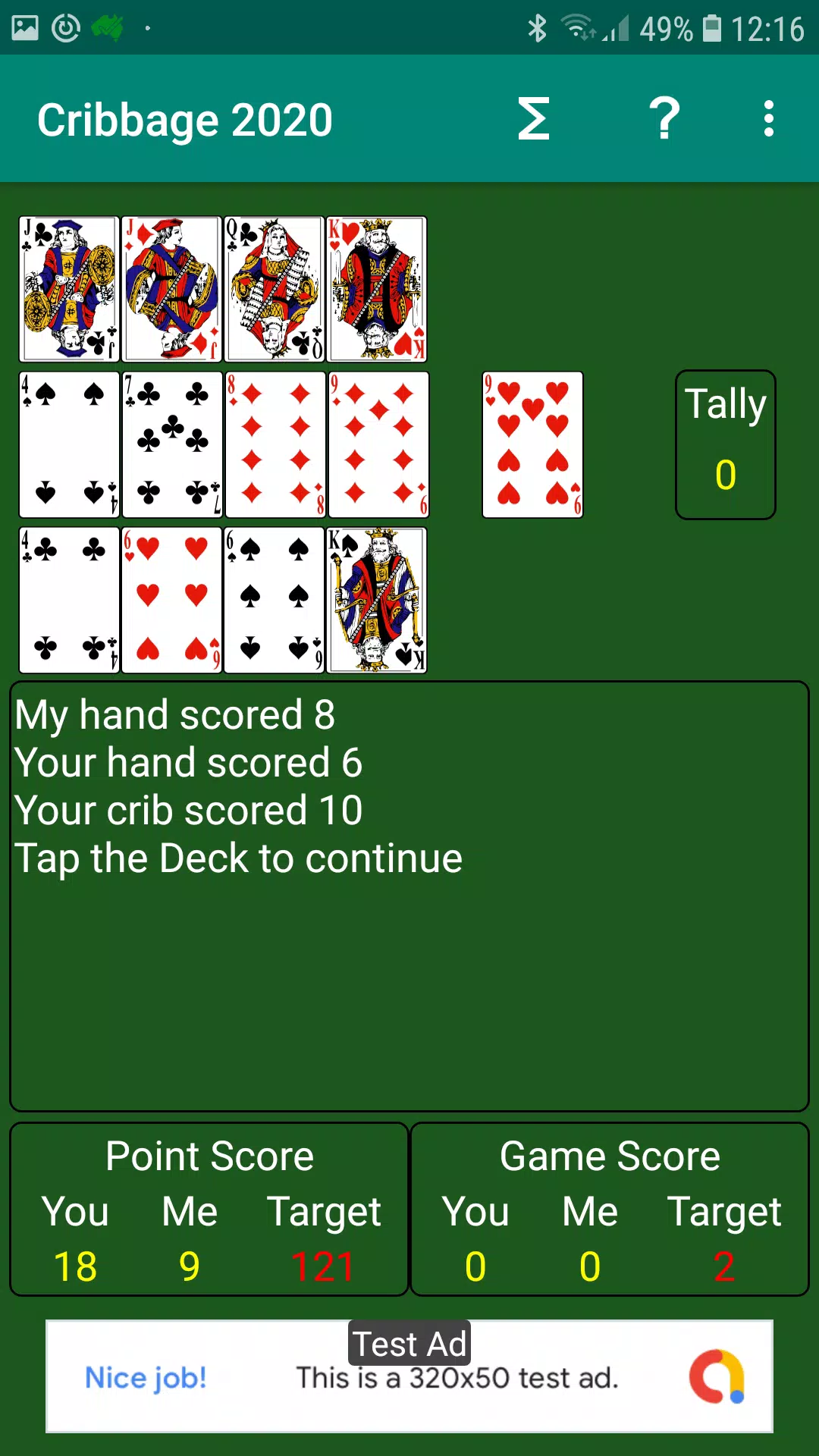 Cribbage 2020 Cribbage 2020