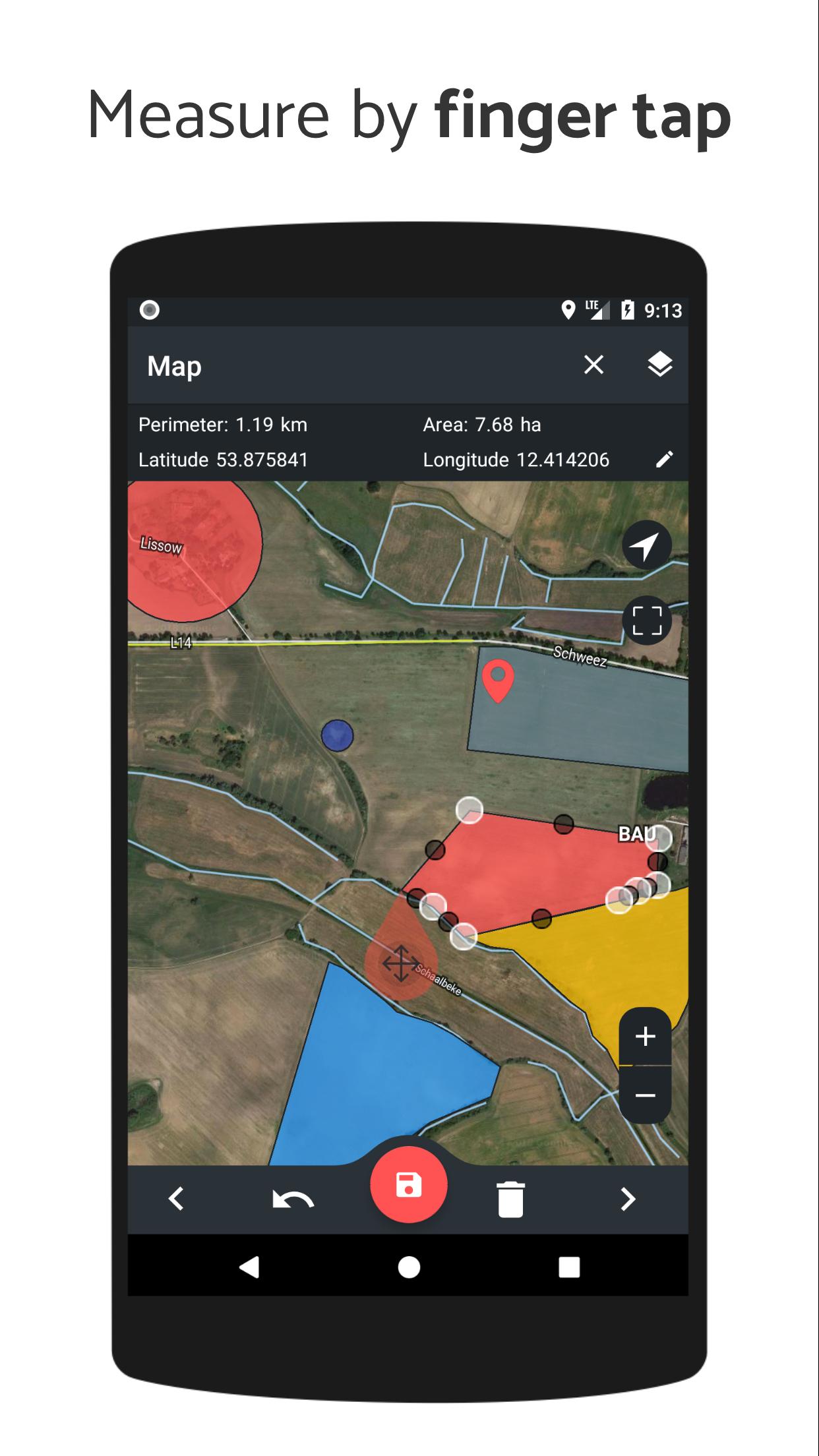 GPS Measurer - Area, Perimeter, Distance, POI for Android - APK Download