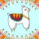 Coloring Page Alpaca Animal APK