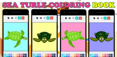 Sea Turtle Coloring Pages اسکرین شاٹ 2