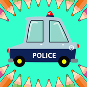 Police Car Coloring Pages APK pour Android Télécharger