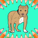 Pitbull Coloring Pages aplikacja