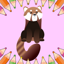 Red Panda Coloring Pages APK