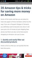 برنامه‌نما 30 Amazon Hacks to Save Money عکس از صفحه
