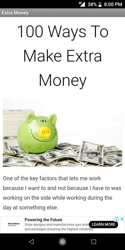 40 Ways To Make Extra Money For Android Apk Download - 40 ways to make extra money Ø§Ù„Ù…Ù„ØµÙ‚