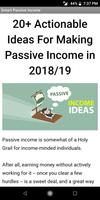 20 Smart Passive Income Ideas poster