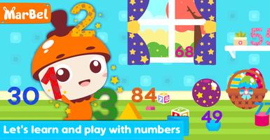 Learn Numbers with Marbel پوسٹر