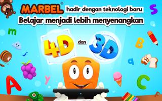 Marbel Huruf 4D poster