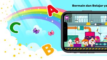 Belajar Huruf Bersama Marbel Affiche