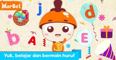 Belajar Huruf Bersama Marbel penulis hantaran