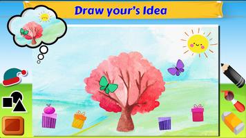 Kids Whiteboard: Easy Paint and Draw 海报