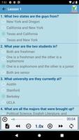English Test - Listening skills تصوير الشاشة 2