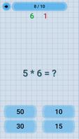 Multiplication Table Math Game poster