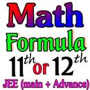 Math Formula for 11th 12th Or Jee(Mains+Advance) APK