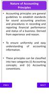 Accounting Principles Affiche