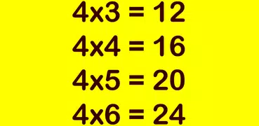 Las tablas de multiplicar