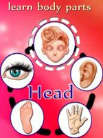 Kids Body Parts Learning ảnh chụp màn hình 2