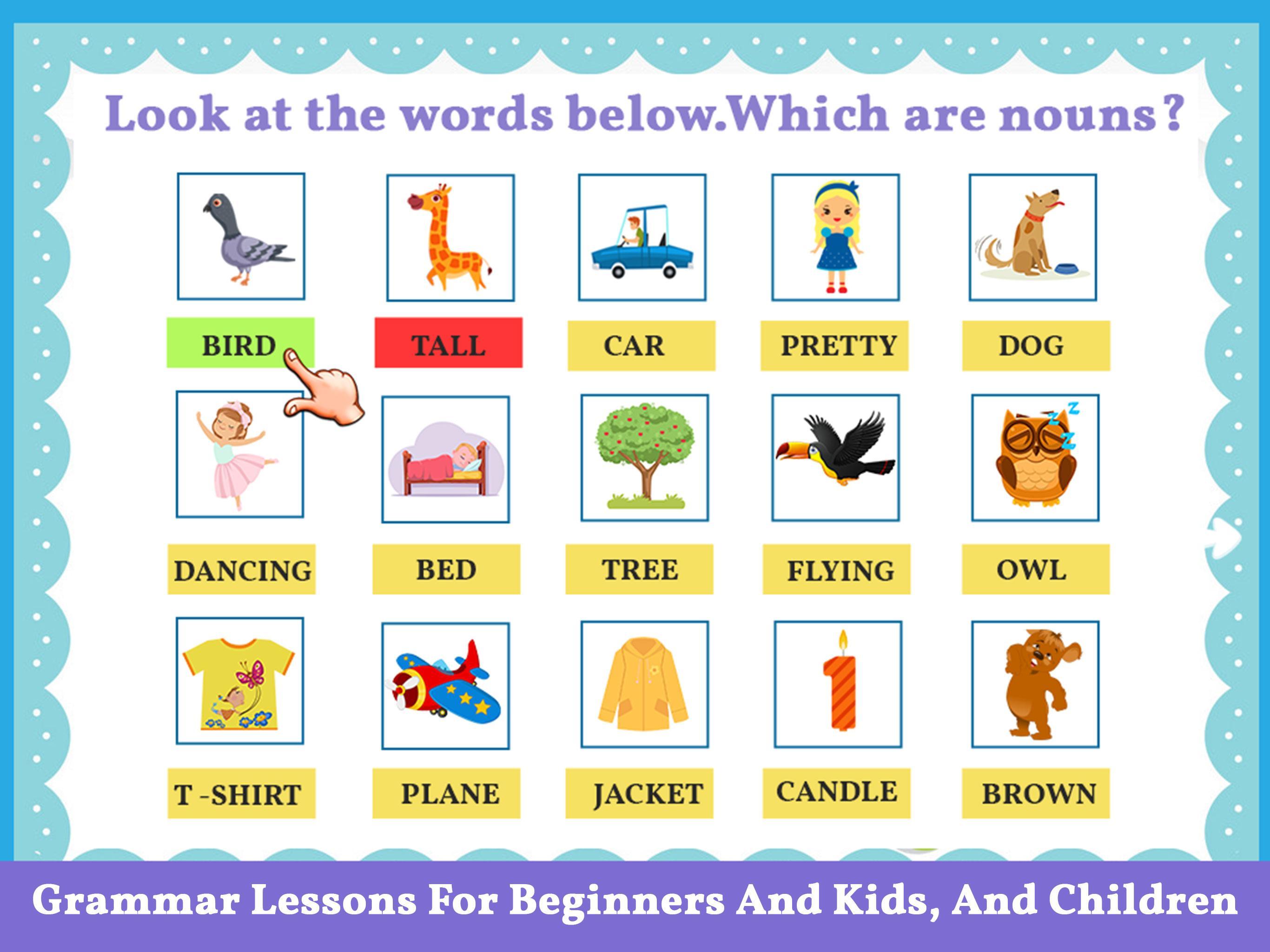 English Grammar and Vocabulary for Kids for Android APK English Grammar and Vocabulary for Kids for Android APK