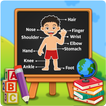 Body parts: Kids Learning Game icône