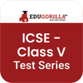 ICSE - Class V Exam Prep App