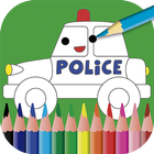 Kids painting & coloring game آئیکن