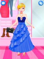 Maquillage princesses Salon Affiche