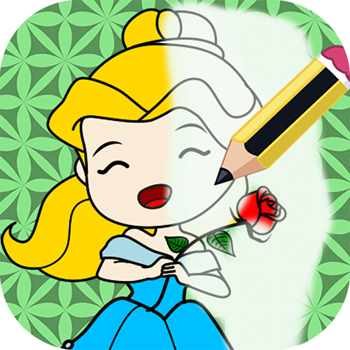 Kids Princess Coloring Book