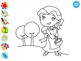 Kids Princess Coloring Book ภาพหน้าจอ 2