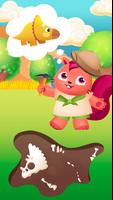 Juego de Dinosaurios Infantil Poster