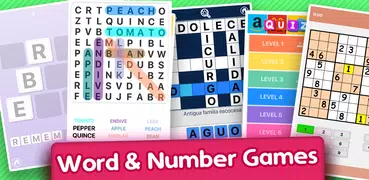 Puzzle book - Words & Number Games