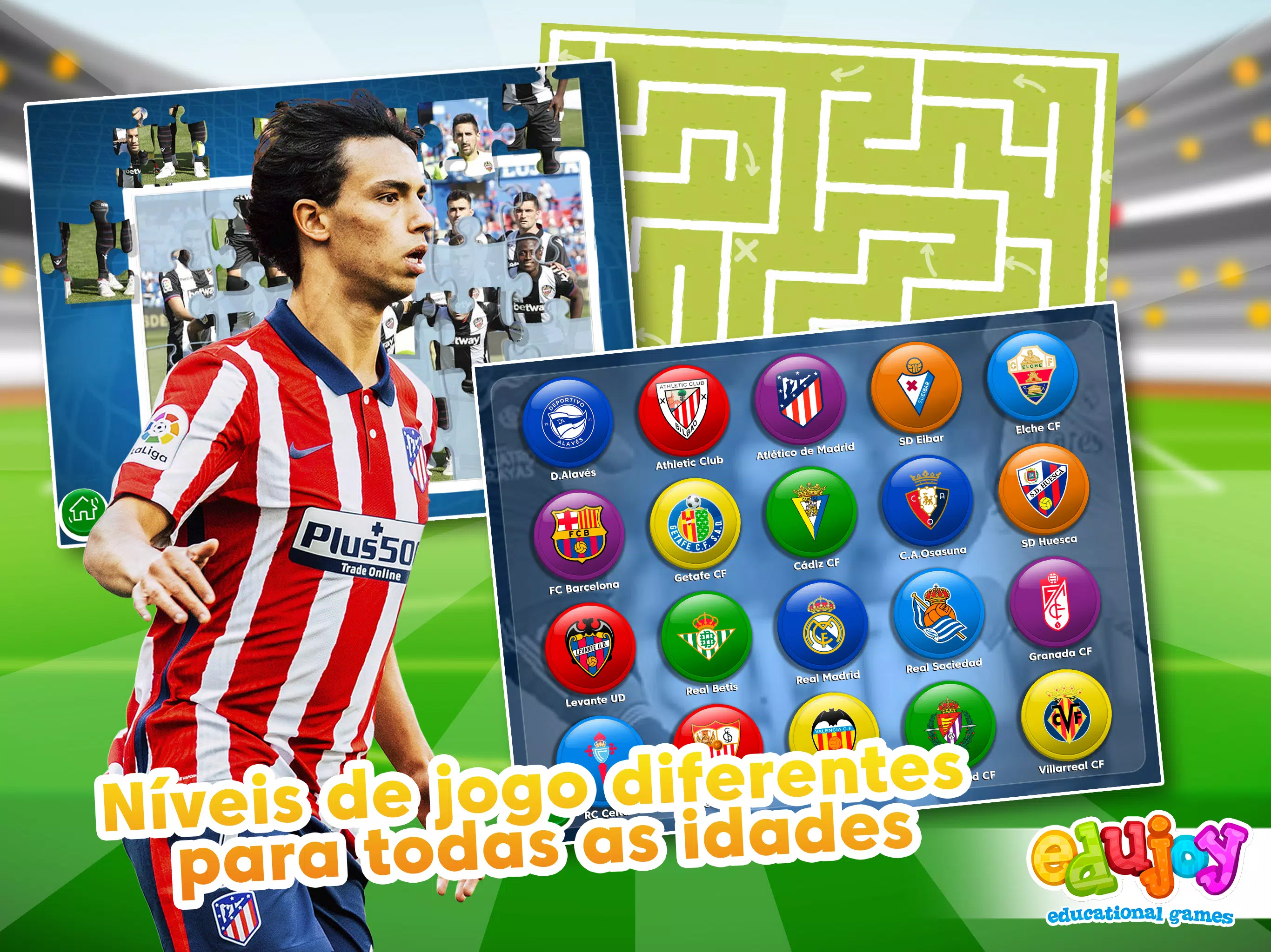 Download do APK de LaLiga - Jogos de Futebol Educativos para Android