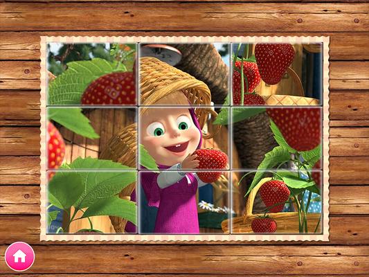 Masha and the Bear. Educational Games Screenshots