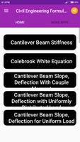 Civil Engineering Formulas capture d'écran 1