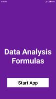 Data Analysis Formulas poster