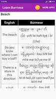 Learn Burmese capture d'écran 2