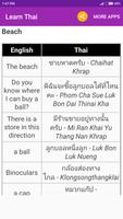 Learn Thai capture d'écran 2