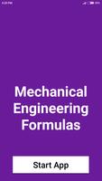 Mechanical Engineering Formula poster